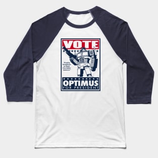 Transformers - GEN 1 - Vote Optimus Baseball T-Shirt